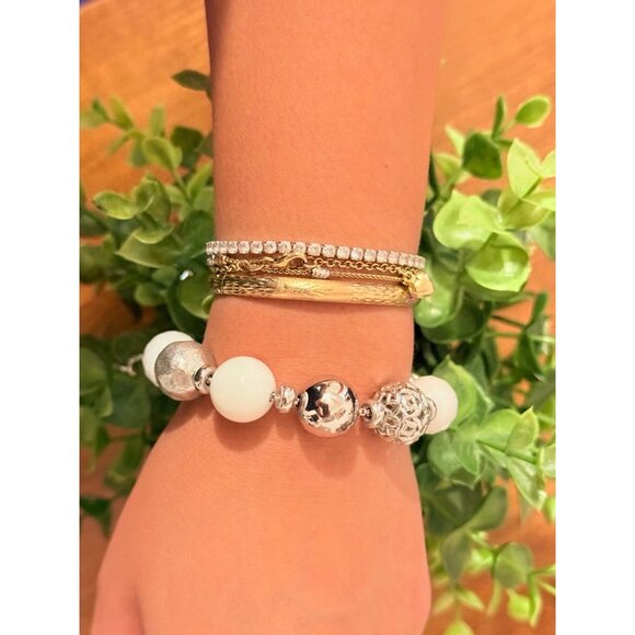 D.Y. 925 Elements Beads Ball Bolo Bracelet - Picture 9 of 10